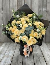 Букет цветов из:  Розы и Лизиантусы в Темиргоевской