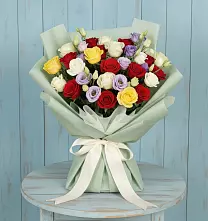 Букет цветов из:  Розы в Темиргоевской