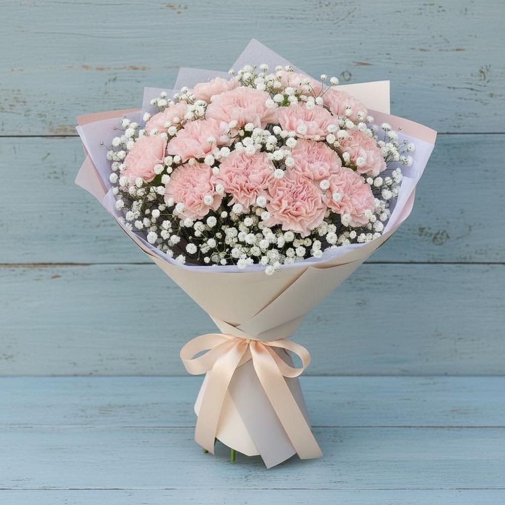 Букет цветов из: Гвоздики в Темиргоевской