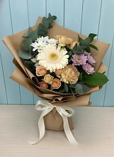 Букет цветов из:  Герберы и Хризантемы #REPLACE_PRED# Темиргоевской