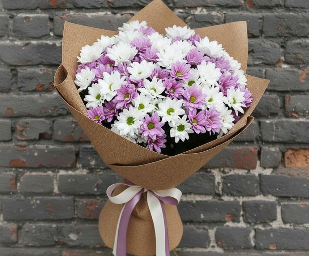 Букет цветов из: Хризантемы в Темиргоевской