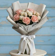 Букет цветов из:  Розы #REPLACE_PRED# Темиргоевской