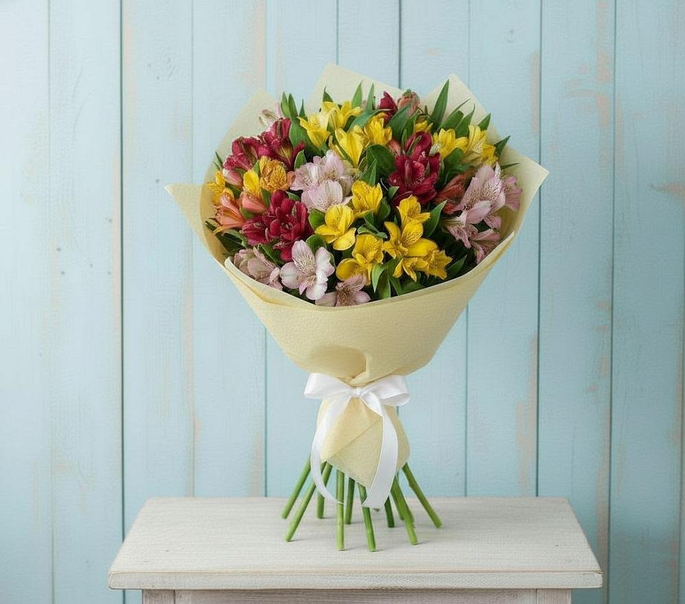 Букет цветов из: Альстромерии в Темиргоевской