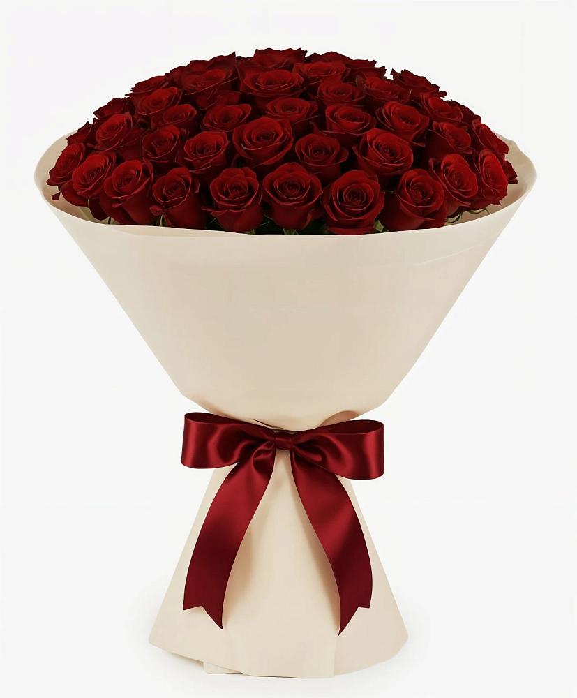 Букет 101 Бордовая роза Блэк Бакарра в Темиргоевской