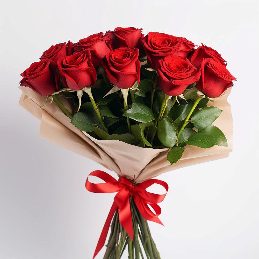 Букет 11 Красных роз Эдлесс Лав в Темиргоевской