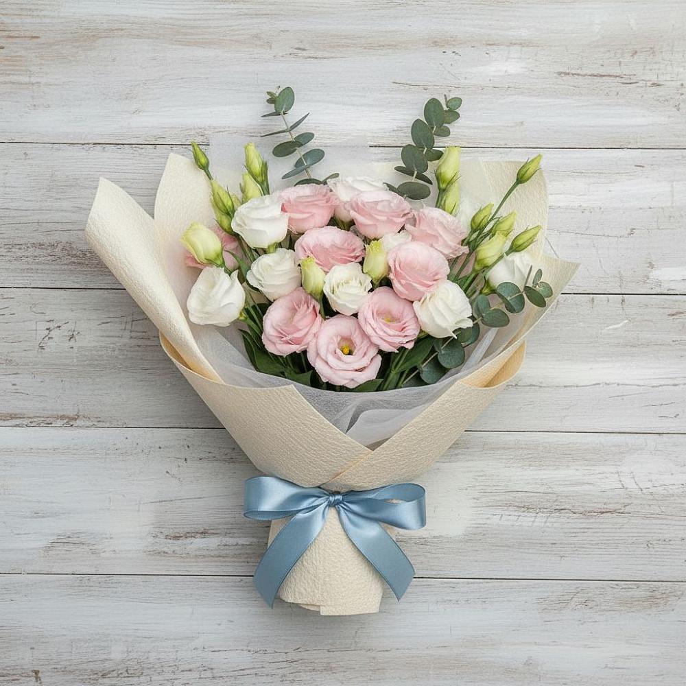 Букет цветов из: Лизиантусы в Темиргоевской